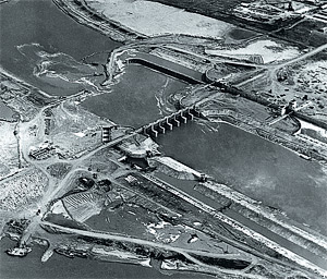 Строительство Федоровского гидроузла, 1966 год